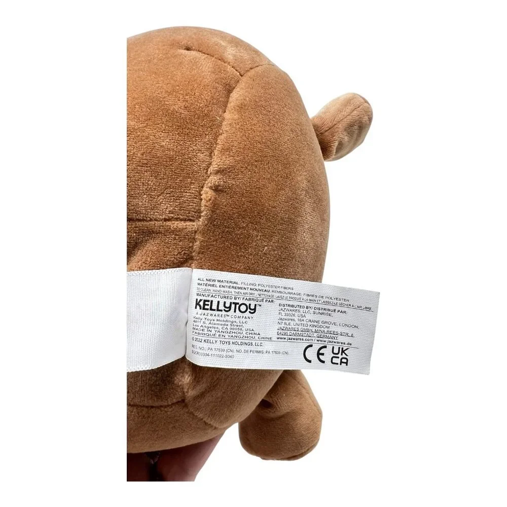Squishmallows Kelly Toy Benny the BIgfoot 7 in Brown Furry Stuffed Animal Plush - Picture 8 of 8